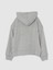 Erkek Çocuk Gri Minecraft Grafikli Fransız Havlu Kumaş Sweatshirt 3