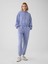 Kadın Mavi Vintage Soft Crop Sweatshirt 4