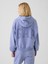 Kadın Mavi Vintage Soft Crop Sweatshirt 5