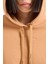 Pamuklu Regular Fit Kapüşonlu Crop Sweat Bayan Sweat 6DYM71 Yjeez 1788 3