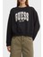 Cn College Pamuklu Relaxed Fit Bisiklet Yaka Sweat W4BQ10KBY51 Bayan Sweat W4BQ10 KBY51 Jblk 1