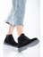 Jason Siyah Süet Bağcıklı Şeffaf Taban Detaylı Kadın Bot 1