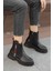 Cox Siyah Cilt Yazı Desenli Kadın Bot 1