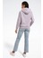 Rı Bl Fleece Hoodıe Lila Kadın Sweatshirt 2