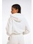 Mesh Fz Hoodıe Ekru Kadın Eşofman Üstü 2