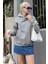 Grimelanj Kapüşonlu Şardonlu Oversize Cepli Sweatshirt MG2206 1