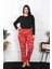 Kadın Büyük Beden Tek Alt Pijama 27503 1