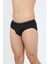 Erkek Pamuk 3lü Siyah Bordo Gri Likralı Slip 40125 4