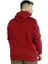 Erkek Sweatshirt Kapşonlu Kanguru Pocket Basic 20562 Bordo 4