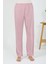 Kadın Penye Düz Tek Alt Pudra Pijama 27538 3