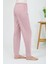 Kadın Penye Düz Tek Alt Pudra Pijama 27538 4