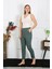 Pamuklu Haki Tek Alt Pijama 27523 1