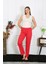 Kadın Pamuk Penye Tek Alt Pijama Mercan 27514 4