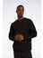 Tukan C Neck Siyah Erkek Sweatshirt 1