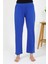 Kadın Penye Düz Tek Alt Pijama 27538 Sax 3