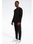 Tukan C Neck Siyah Erkek Sweatshirt 3