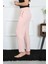 Kadın Pamuk Penye Cepli Tek Alt Pijama Pembe 27512 4