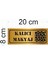Dekoratif Kalıcı Makyaj Yazılı Gold Aynalı Pleksi Yönlendirme Levhası 3