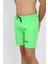 Erkek Fermuar Cepli Deniz Şortu Fıstık Yeşil 27485 4