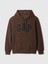 Erkek Kahverengi Gap Logo Sherpa Sweatshirt 2