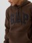 Erkek Kahverengi Gap Logo Sherpa Sweatshirt 3
