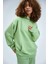 Kadın Timeless Oversize Fıstık Yeşili Hoodie Sweatshirt 1