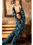 Kışlık Yılbaşı Desenli Kadın Gömlek Polar Pijama Takımı- Geyikli Yılbaşı Pijaması 5