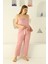 Sabahlıklıklı 3 Parça Çeyizlik Kutulu Kadın Pijama Takımı- Dantelli Kutulu Kadın Pijama- Geniş Beden Aralığı 2