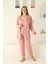 Sabahlıklıklı 3 Parça Çeyizlik Kutulu Kadın Pijama Takımı- Dantelli Kutulu Kadın Pijama- Geniş Beden Aralığı 3