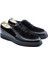 Hakiki Deri Bağcıklı Siyah Süet Oxford Klasik Ayakkabı 24244 1