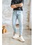 Erkek Basic Skinny Jean Açık Mavi 3