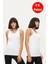 Kadın Pamuk 2li Dantelli Atlet 1034 ONL-02615 2