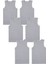 Kız Çocuk Pamuk 6lı Dantelli Atlet 1134 ONL-02607 2
