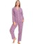 Kadın Kışlık Welsoft Peluş Polar Düğmeli Pijama Takımı 4