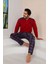 Kışlık Erkek Polar Pijama Takımı - Sıcak Tutan Pijama 3