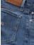 Yüksek Bel Dar Paça Tapered Fit Mavi Kadın Denim Pantolon Mom Jean Uh Tpr CH0152 Co 2