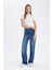 90's Wide Leg Yüksek Bel Geniş Paça Uzun Jean Yıkamalı Pantolon D1336AX24WN 2