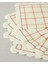 Retro Gingham Kağıt 20'li Kağıt Peçete Krem 2