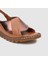Kadın Comfort Sandalet [060200], Taba -Bronz, 39 3