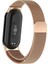 Xiaomi Smart Band 8 Ile Uyumlu Metal Tel-Örgü Işlemeli Kordon 2
