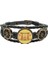 Anlık Kapısı Çin Şehri Deri Kaplı Okyanus Bracelet Wristband (Yurt Dışından) 1