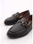 1852 Kadin Metal Aksesuarli Loafer Ayakkabi 4
