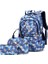 Su Geçirmez Büyük Kapasiteli Öğrenci Okul Çantası, Üç Parçalı Set, Büyük Beden (Yurt Dışından) 1