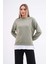 Kadın Çift Görünüm Detaylı Bisiklet Yaka Iki Iplik Sweatshirt 245112 - 1
