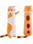 LWJG120。SEVIMLI Peluş Kedi Bebek Karikatür Yumuşak Peluş Yavru Yastık Uyku Yastığı Bebek Oyuncak Hediye Çocuklar Için (Kahverengi 50 Cm/19.6in) (Yurt Dışından) 2