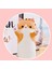 LWJG120。SEVIMLI Peluş Kedi Bebek Karikatür Yumuşak Peluş Yavru Yastık Uyku Yastığı Bebek Oyuncak Hediye Çocuklar Için (Kahverengi 50 Cm/19.6in) (Yurt Dışından) 4
