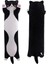 LWJG120。PELUŞ Kedi Yumuşak Çocuk Peluş Oyuncak Yastık Uzun Pamuk Yavru Kedi Sevimli Oyuncak Doldurulmuş Hayvan Oyuncak Kızlar Için (Gri 50CM/19.7IN) (Yurt Dışından) 1