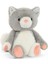 LWJG120。12" Peluş Kedi - Doldurulmuş Hayvanlar Gri ve Beyaz - 12" Yıkanabilir Bebek, Küçük Çocuk, Küçük Çocuk (Yurt Dışından) 1