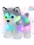 LWJG120。12 Inç Müzikal Glow Husky Köpek Peluş Hayvan Gerçekçi LED Şarkı Söyleyen Köpek Yumuşak Peluş Oyuncak Gece Lambası ile (Yurt Dışından) 2