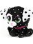 LWJG120。TASARIMCI Moda Pet Dottie Woofington Premium Köpek Peluş Hayvan Yumuşak Peluş, Glitter Siyah ve Beyaz 6 Inç (Yurt Dışından) 3